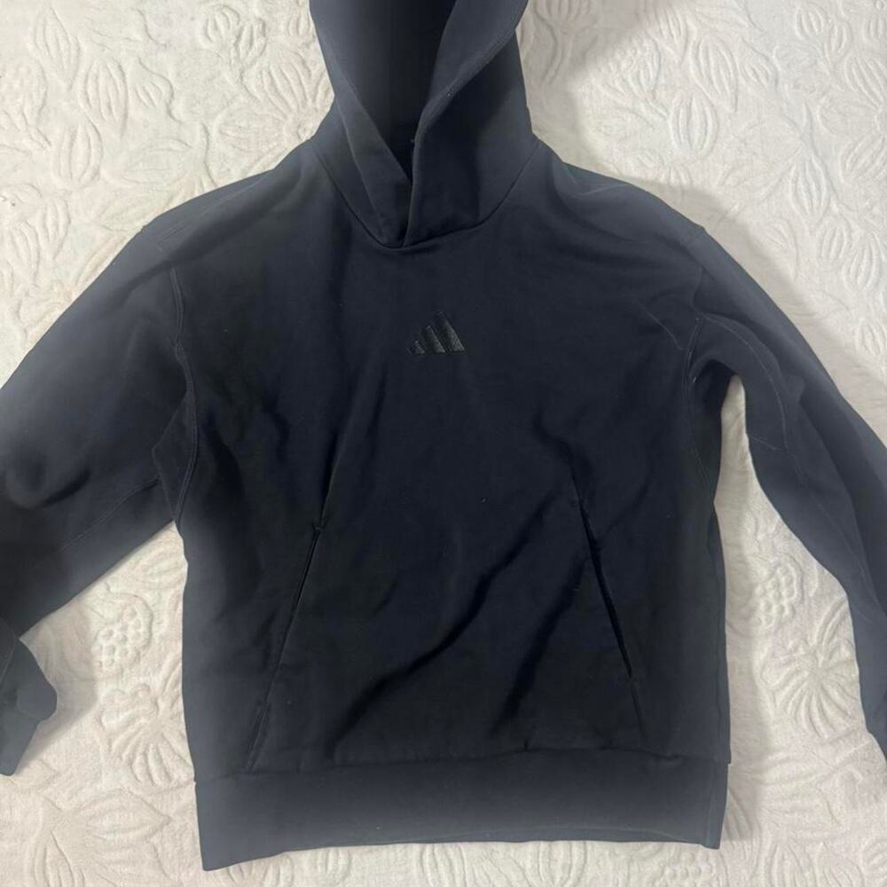 Adidas black hoodie size m